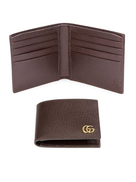 gucci mens wallet saks|gucci card wallet men's.